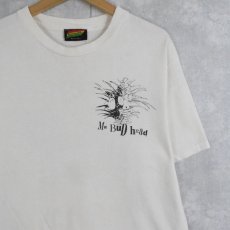 画像2: 90's USA製 "MR BuD hEad" ラスタカラー ガンジャプリントパロディTシャツ L (2)