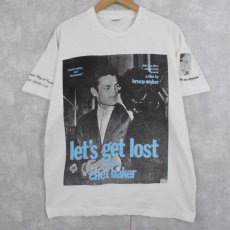 画像1: 90's BRUCE WEBER USA製 "let's get lost starring chet baker" フォトプリントTシャツ XL (1)