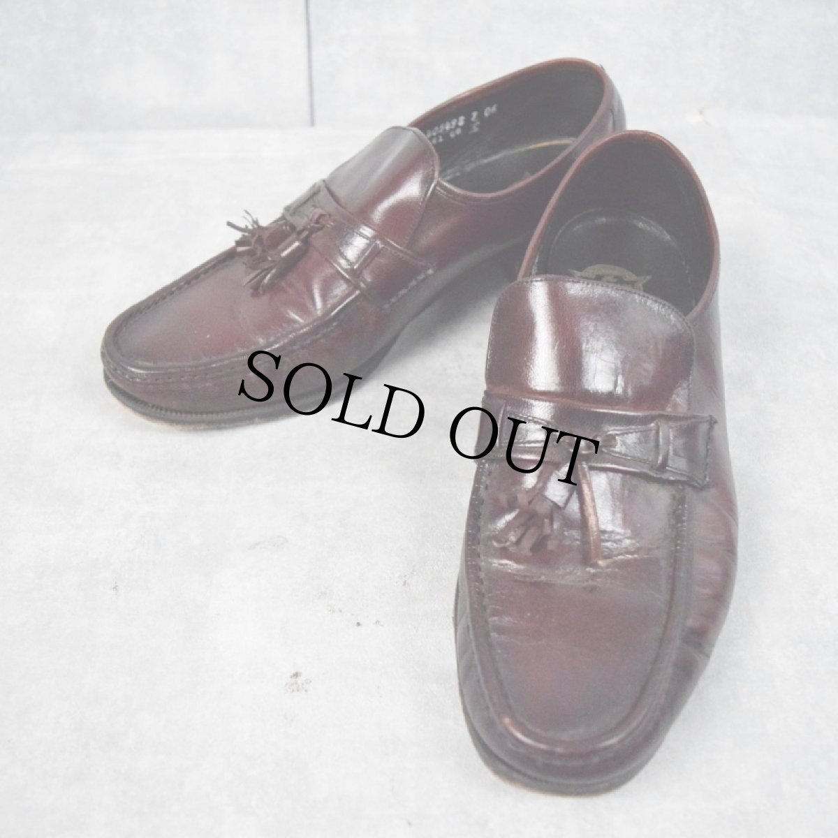 画像1: 80's FLORSHEIM レザータッセルローファー 28.5cm (1)