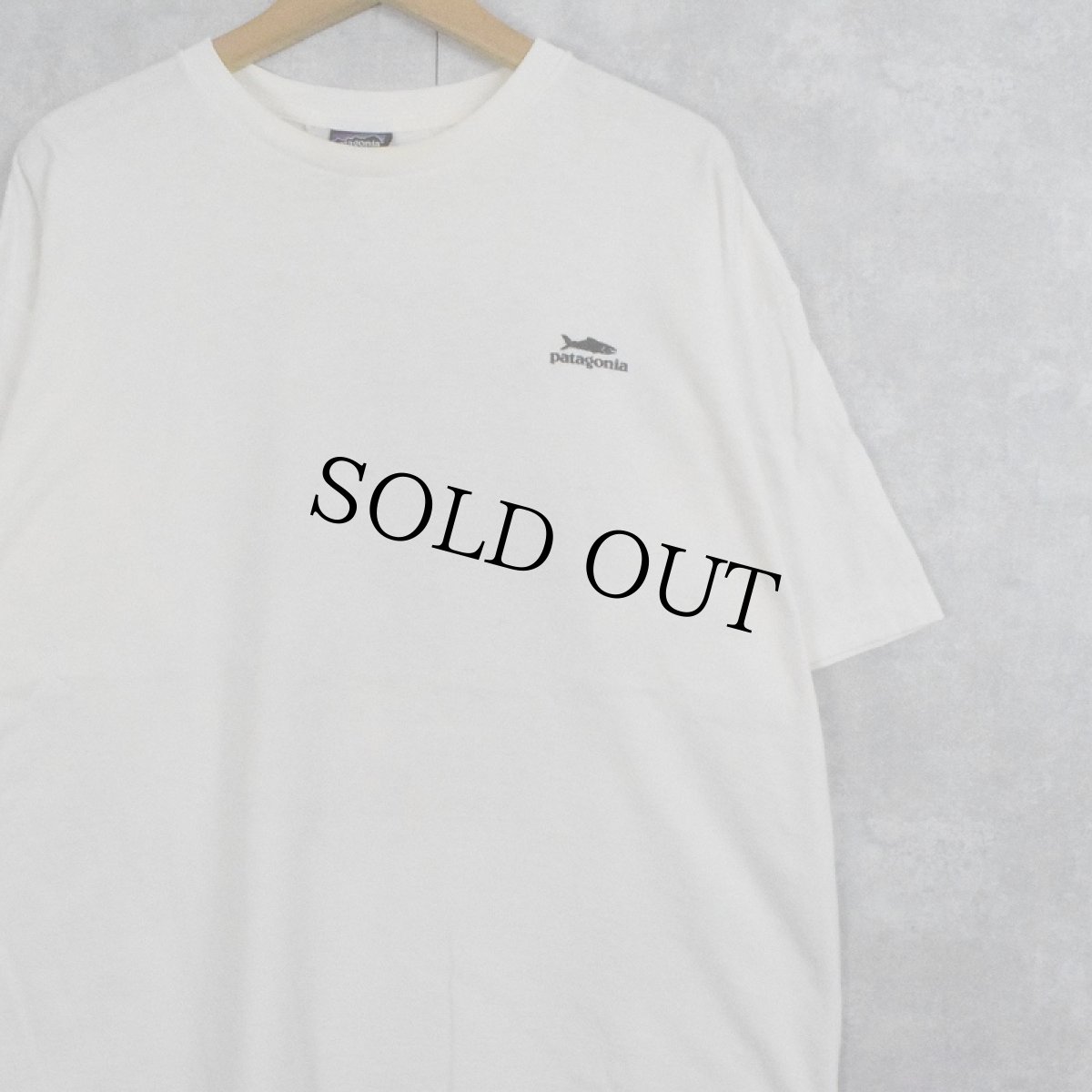 画像2: 90's〜 Patagonia USA製 "MINGLED DESTINIES SHARED HABITAT" 魚プリントTシャツ XL (2)