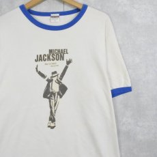 画像1: MICHAEL JACKSON "The Ultimate Collection" ミュージシャンリンガーTシャツ L (1)
