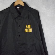 画像2: 70〜80's Dunbrooke USA製 "BAIL AGENT" ナイロンコーチジャケット XL (2)