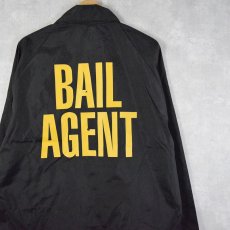 画像1: 70〜80's Dunbrooke USA製 "BAIL AGENT" ナイロンコーチジャケット XL (1)