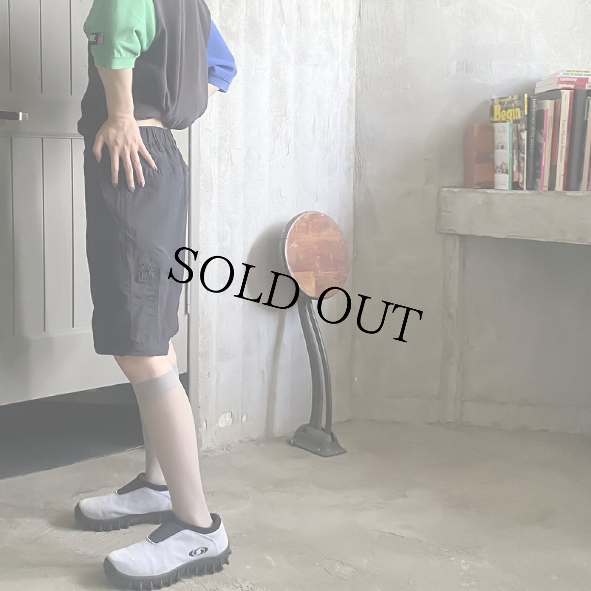 画像4: 90's POLO SPORT Ralph Lauren パネル切り替え ロゴプリント ポロシャツ M (4)