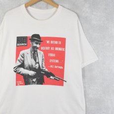 画像1: W.S.Burroughs "RE/SEARCH" 小説家プリントTシャツ (1)