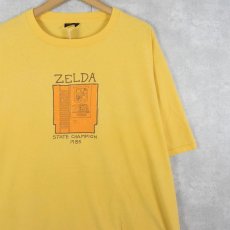 画像1: 2000's ZELDA USA製 "STATE CHAMPION 1985" ビデオゲームプリントTシャツ 2XL (1)