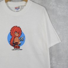 画像1: 2000's The Dirty Pair "KEI" キャラクタープリントTシャツ L (1)