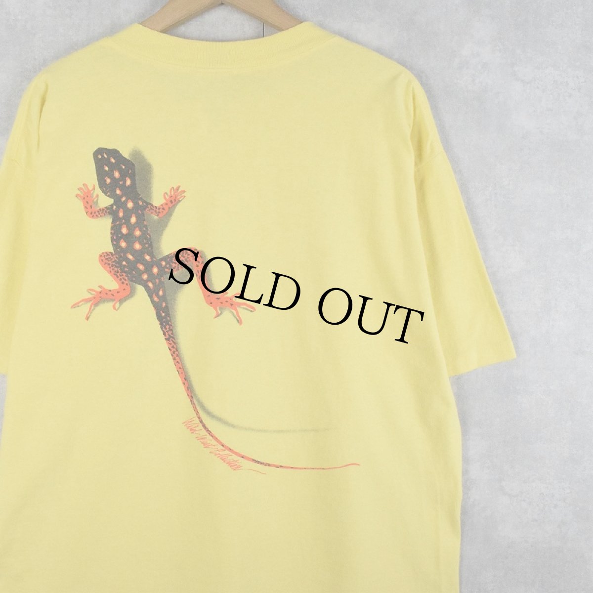 画像2: 90's Marlboro USA製 "Wild West Collection" タバコ企業 トカゲプリントTシャツ XL (2)