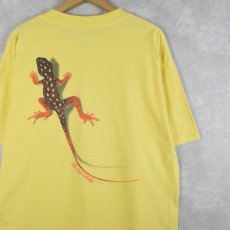 画像2: 90's Marlboro USA製 "Wild West Collection" タバコ企業 トカゲプリントTシャツ XL (2)