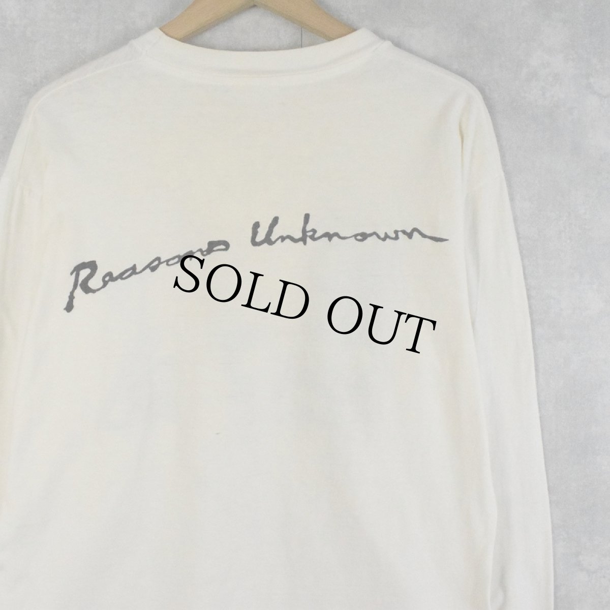 画像2: 90's 4 Reasons Unknown USA製 バンドプリントロンT L (2)
