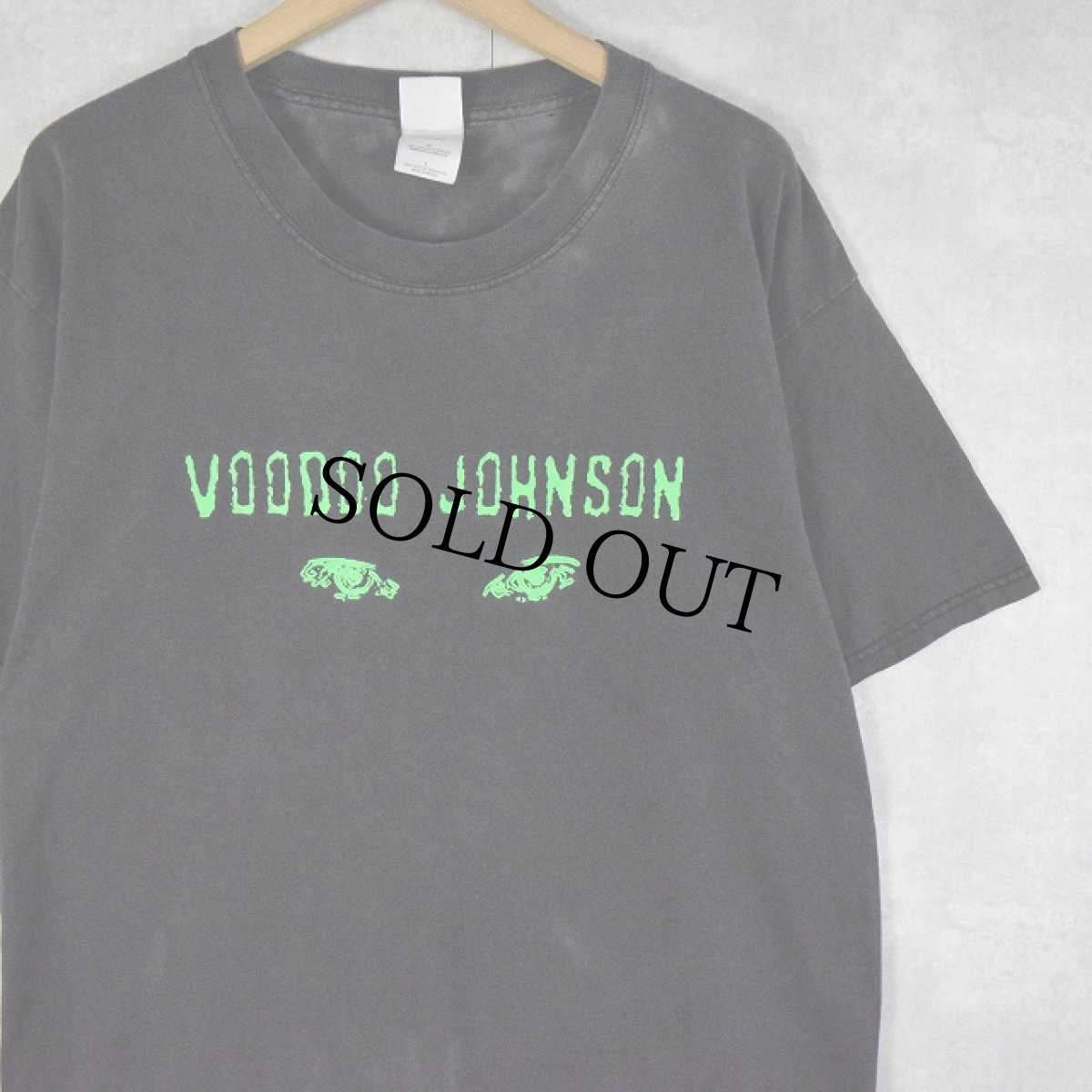 画像1: VOODOO JOHNSON ヘヴィロックバンドTシャツ L (1)