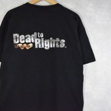 画像1: namco "Deat to Rights" ロゴプリントゲームTシャツ XL (1)