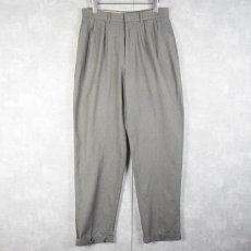 画像1: POLO Ralph Lauren 千鳥柄 コットン ツータックスラックス W31 (1)