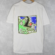 画像2: 80〜90's USA製 "DIFFERENT FUR RECORDING" レコーディングスタジオ プリントTシャツ L (2)