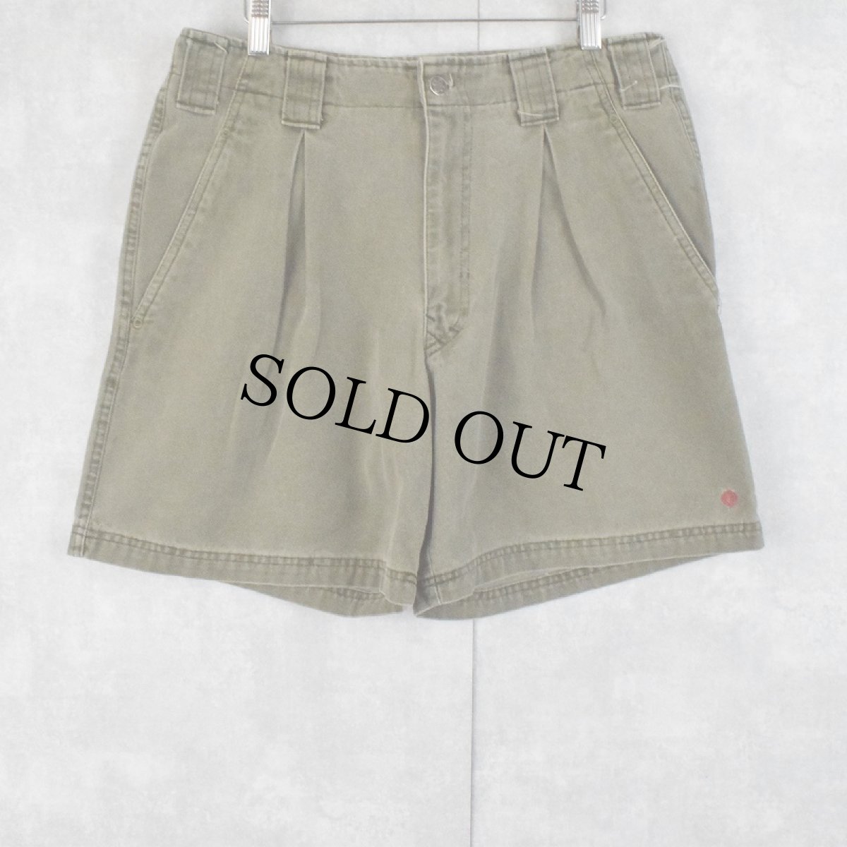 画像3: POWELL PERALTA USA製 ロゴ刺繍 コットンショーツ 33 (3)