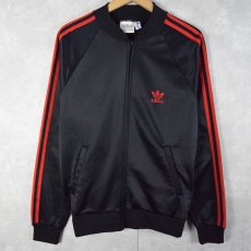 画像1: 80's adidas ATP USA製 トラックジャケット BLACK M (1)