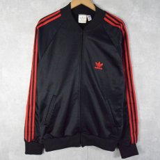 画像1: 80's adidas ATP USA製 トラックジャケット BLACK (1)