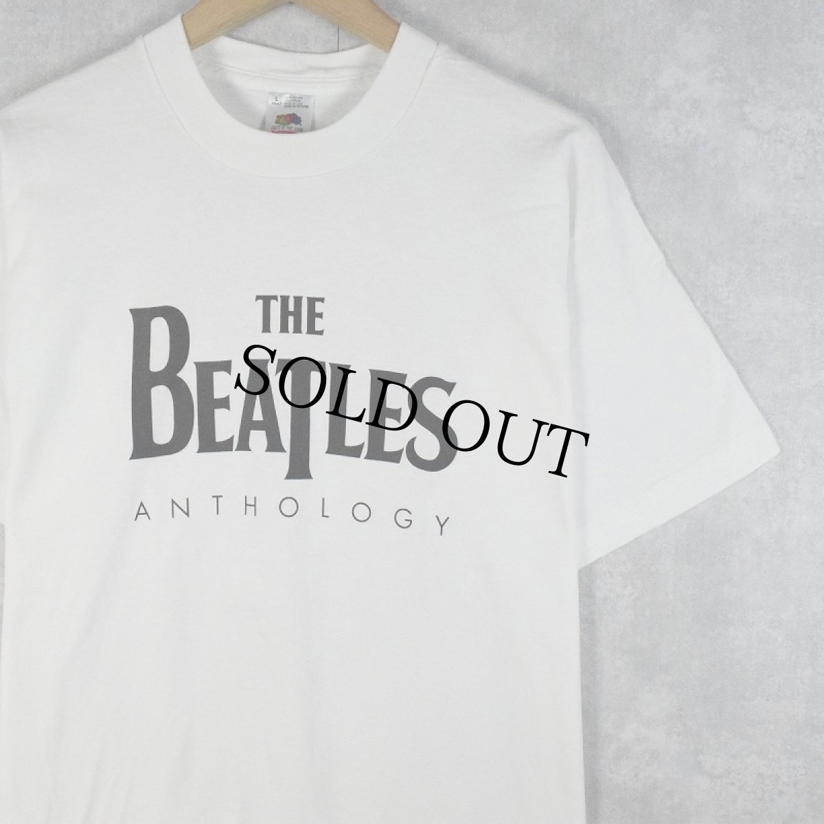 画像1: 90's THE BEATLES USA製 "ANTHOLOGY" ロックバンドTシャツ L (1)