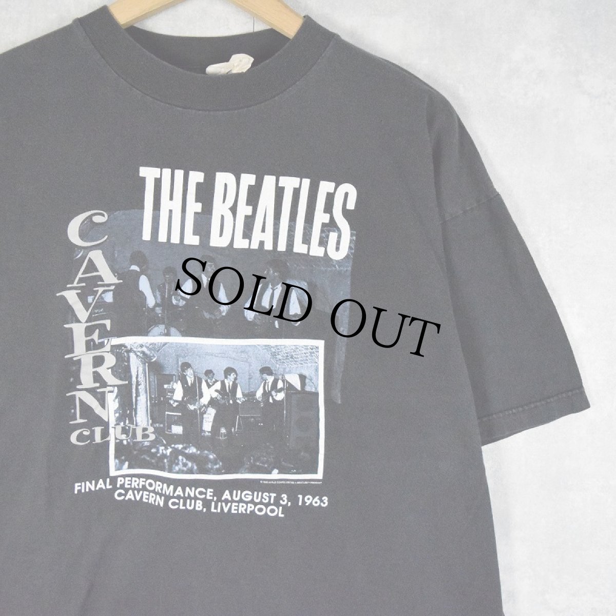 画像1: 90's THE BEATLES "CAVERN CLUB" ロックバンドTシャツ (1)