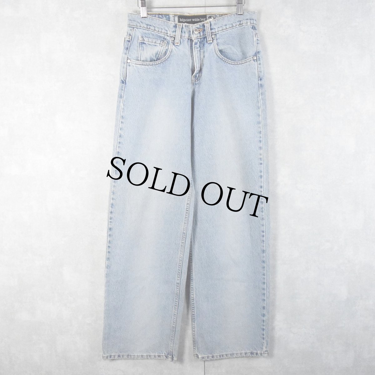 画像1: 90's Levi's SILVER TAB USA製 "hipster wide leg" デニムパンツ W29 (1)