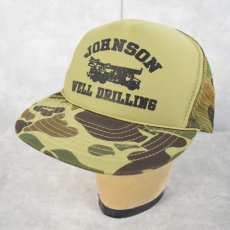 画像1: OTTO CAP "JOHNSON WELL DRILLING" カモ柄 スナップバックメッシュキャップ (1)