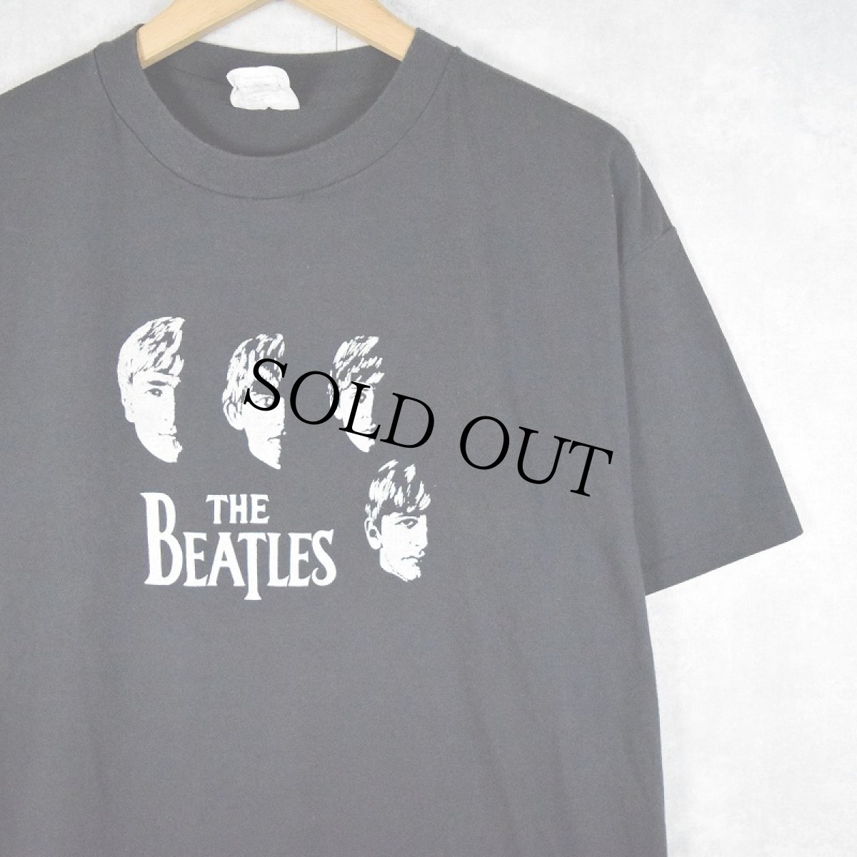 画像1: 90's THE BEATLES USA製 ロックバンドTシャツ XL (1)