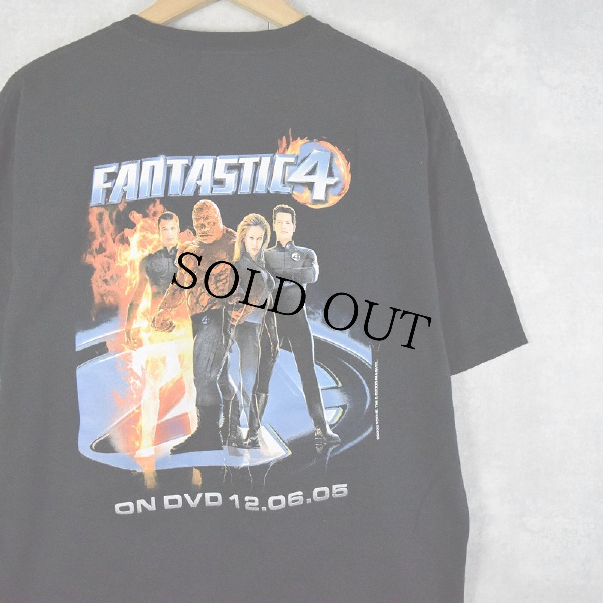 画像1: 2000's MARVEL "Fantastic Four" キャラクタープリントTシャツ L (1)