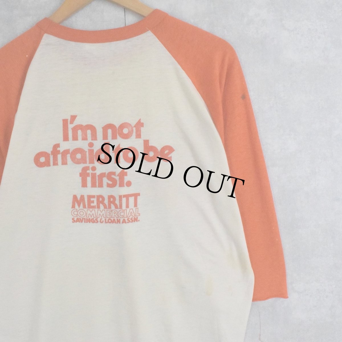 画像2: 〜80's Baltimore Orioles ラグランTシャツ (2)