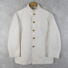 画像1: 50's ROYAL NAVY チェンジボタン コットンダックチュニックジャケット (1)
