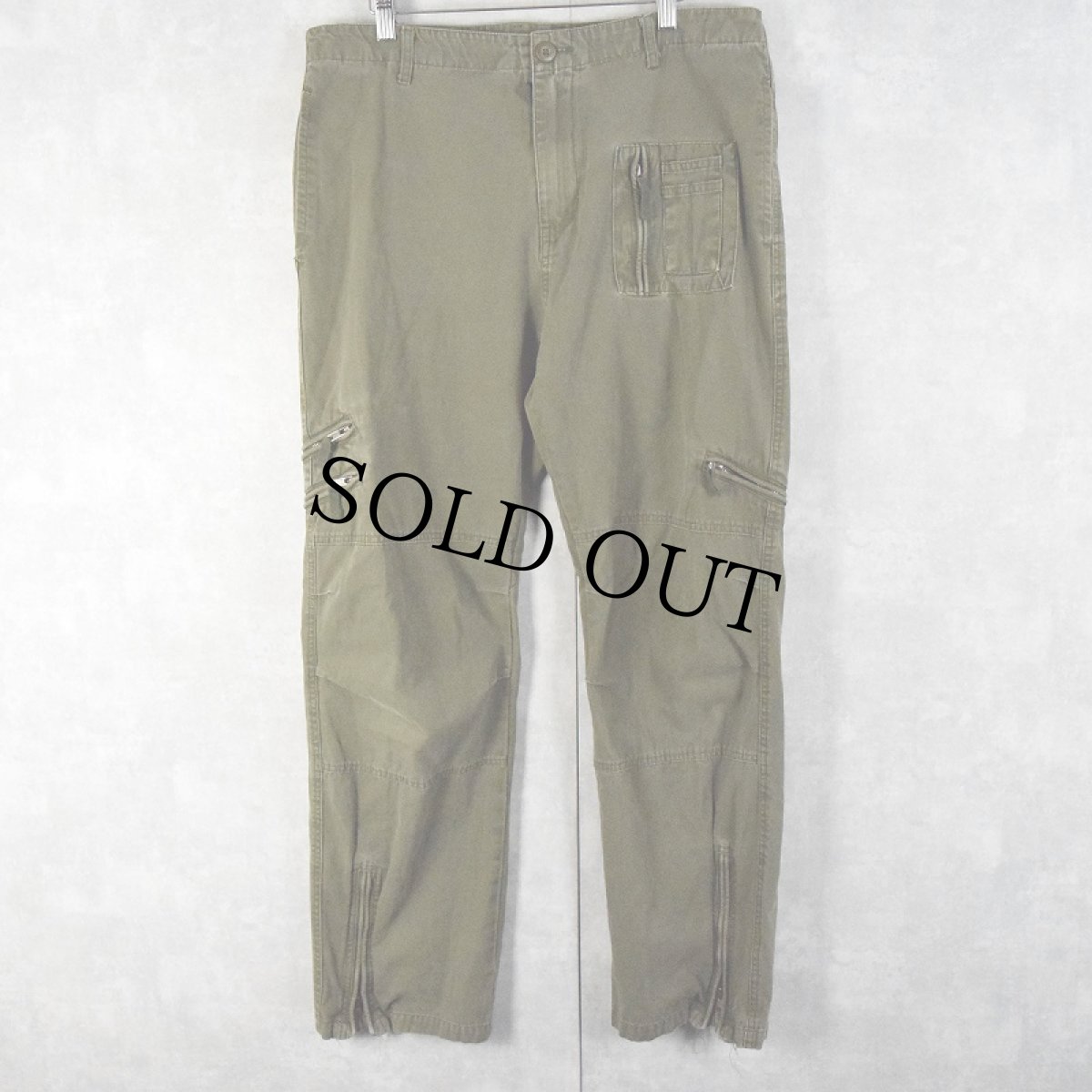 画像1: UNION ARMY "AIRBORN" パッチ付き パラシュートパンツ W35 (1)
