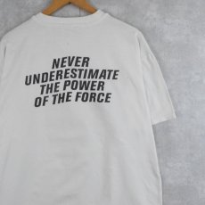 画像2: 90's STAR WARS "NEVER UNDERSTIMATE THE POWER OF THE FORCE" 映画プリントTシャツ XL (2)