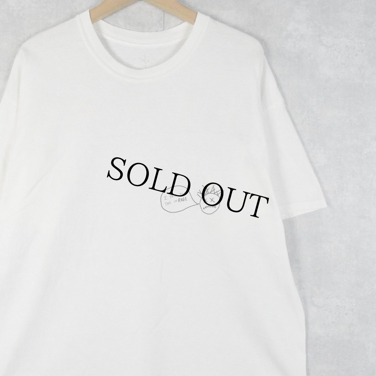 画像2: Cactus Jack "Highest in The Room" ヒップホッププリントTシャツ XL (2)