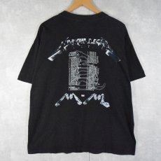 画像2: 90's METALIICA USA製 ヘヴィメタルバンドツアーTシャツ XL (2)