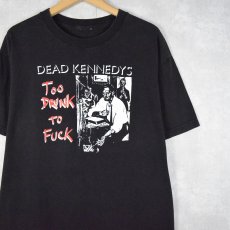 画像1: Dead Kennedys "Too Drunk To Fuck" ハードコアパンクバンドTシャツ (1)