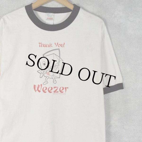 【美品】 古着 00sビンテージ USA製 weezer ツアーTシャツ M 2000s 2000年代 ウィザー バンT バンド 音楽 ミュージック