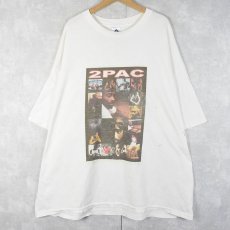 画像1: 2000's 2PAC フォトプリント ヒップホップTシャツ 4XL (1)