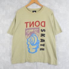 画像1: GOTCHA USA製 "DONT SKATE" プリントTシャツ L (1)