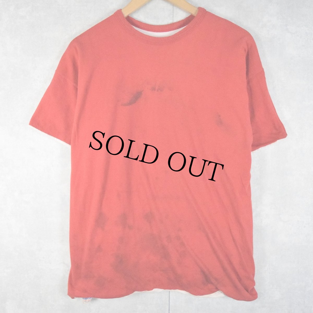 画像2: 70's Champion バータグ USA製 "WESTERN KENTUCKY UNIVERSITY" 染み込みプリント リバーシブルTシャツ XL (2)