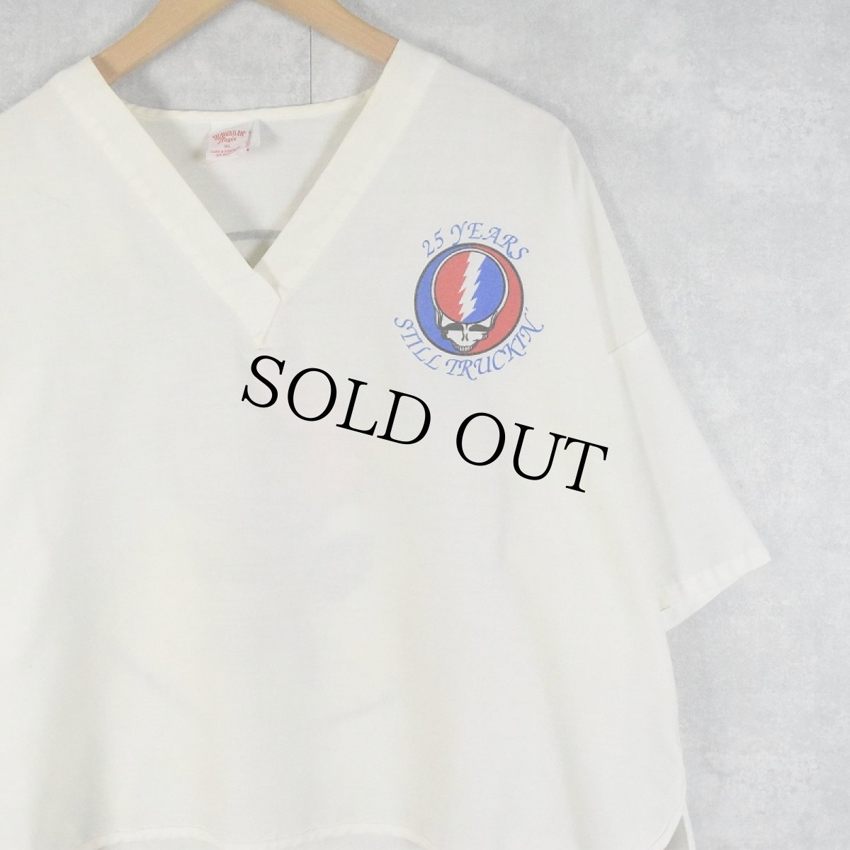 画像2: GRATEFUL DEAD "WE WILL SURVIVE" ロックバンド プルオーバーシャツ XL (2)