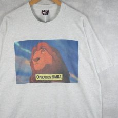 画像1: 90's USRobotics USA製 "OPERATION SIMBA" ネットワーク関連機器メーカープリントTシャツ XL (1)