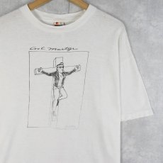 画像1: 90's USA製 "Cool Martys" キリストパロディプリントTシャツ XL (1)