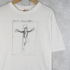 画像1: 【SALE】 90's USA製 "Cool Martys" キリストパロディプリントTシャツ XL (1)