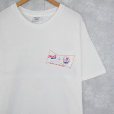 画像2: 90's Budweiser "BUD MAN Yankees FAN" ビールメーカープリントTシャツ XL (2)