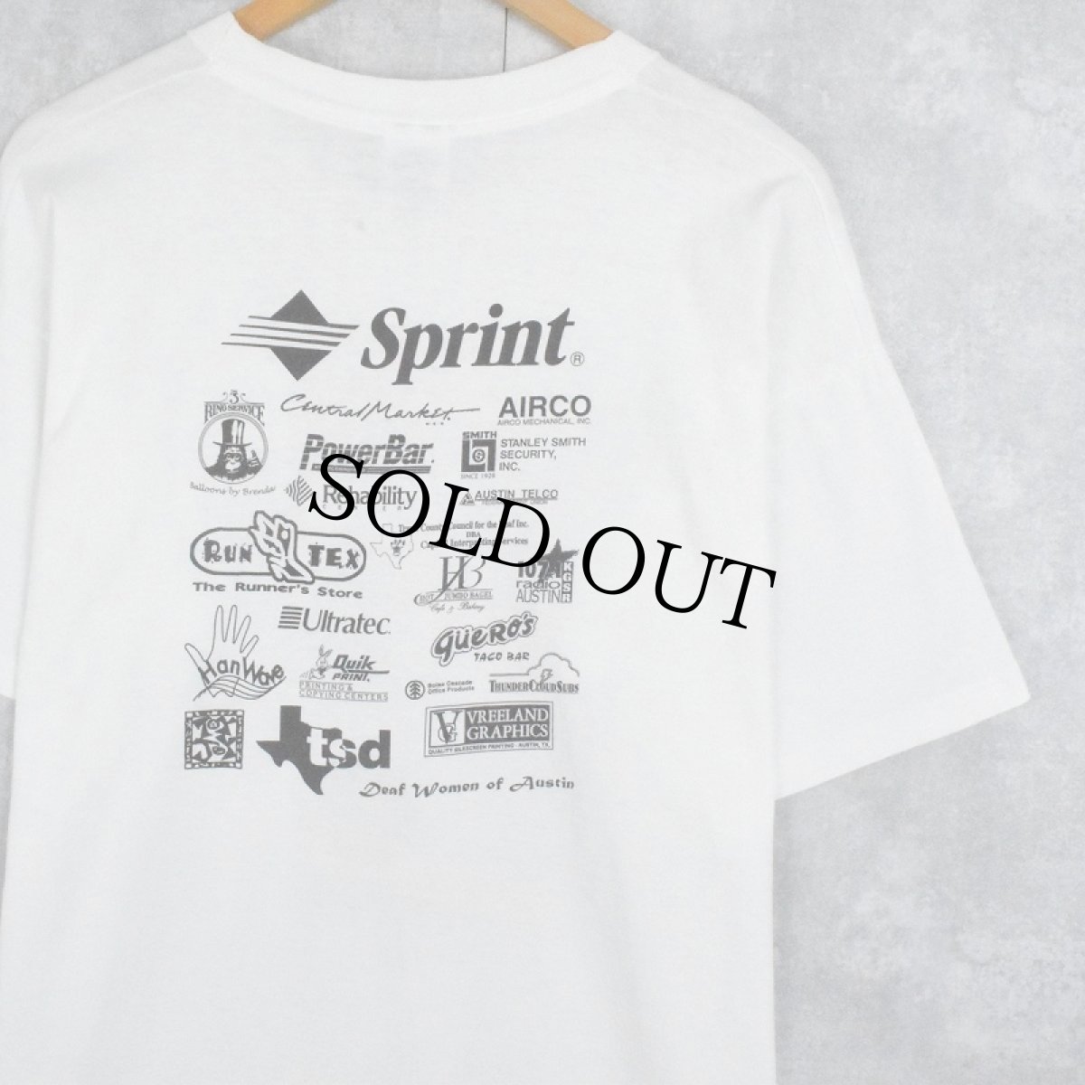 画像2: 90's "SPRNT RELAY SK RUN" プリントTシャツ XL (2)