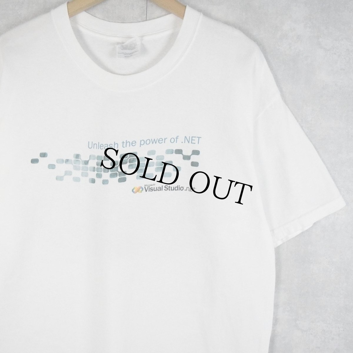 画像2: 2000's Microsoft "Visual Studio. net" コンピューター企業プリントTシャツ L (2)