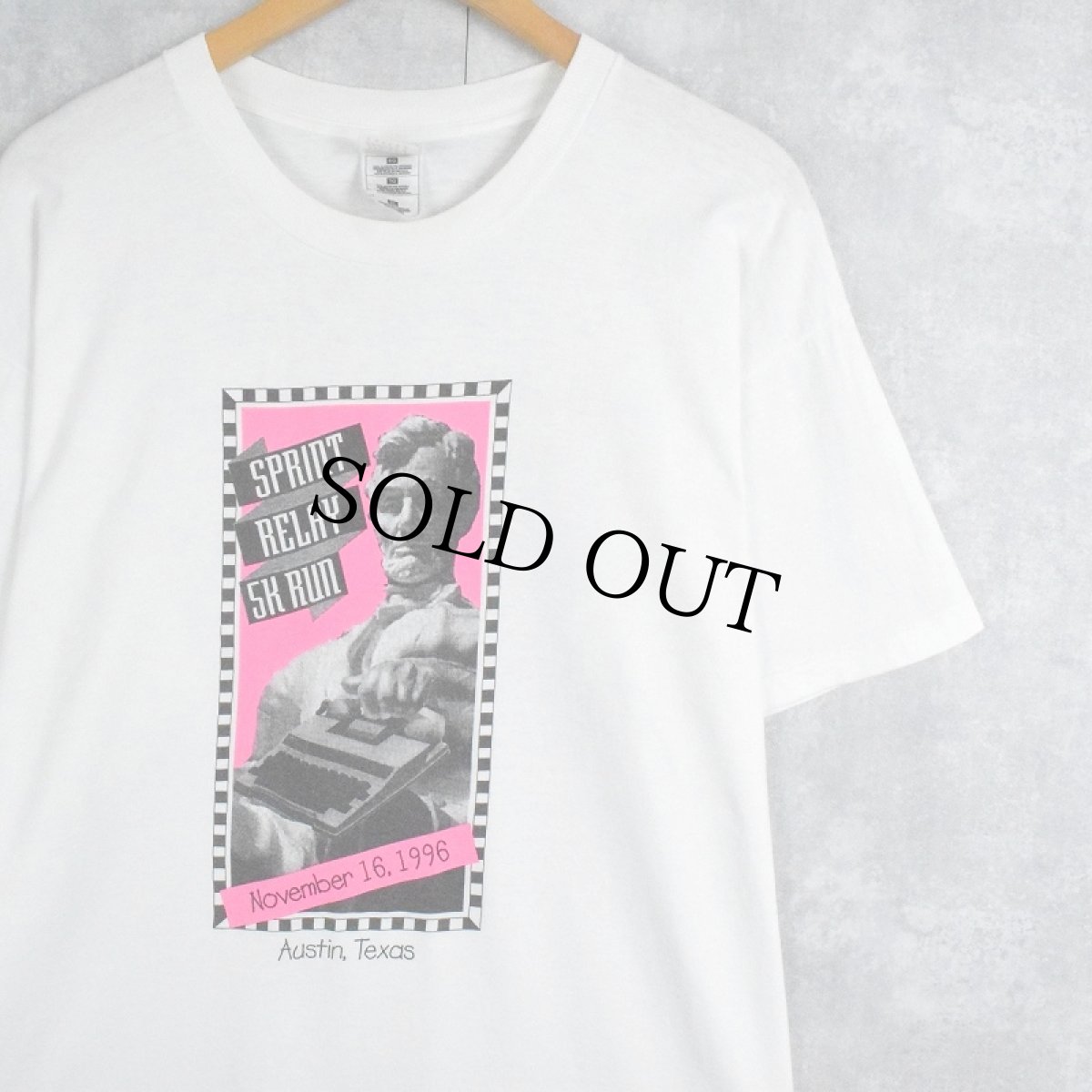 画像1: 90's "SPRNT RELAY SK RUN" プリントTシャツ XL (1)