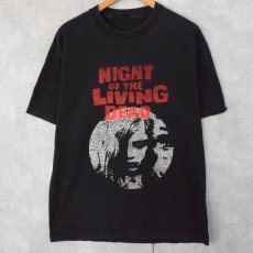 画像1: Night of the Living Dead ホラー映画プリントTシャツ BALCK (1)