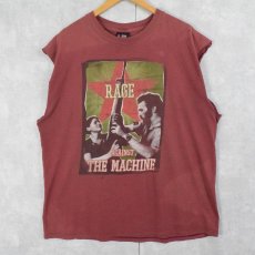 画像1: 2000's Rage Against the Machine カットオフ ロックバンドTシャツ (1)