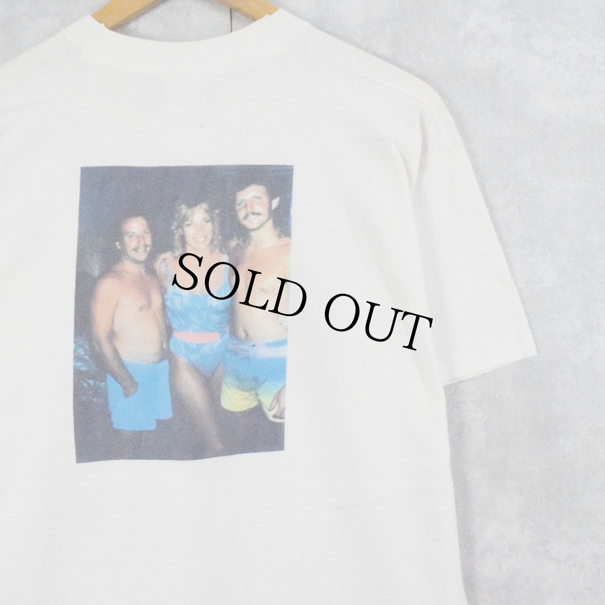 画像2: 90's Ron Jeremy USA製 ポルノ男優 フォトプリントTシャツ L (2)