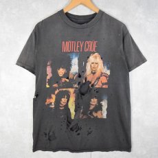 画像1: MOTLEY CRUE ヘヴィメタルバンドTシャツ BLACK (1)